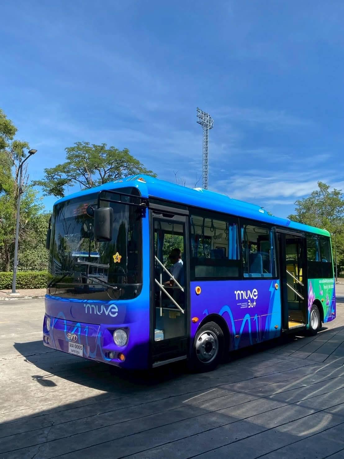 A blue bus parked on a road

AI-generated content may be incorrect.